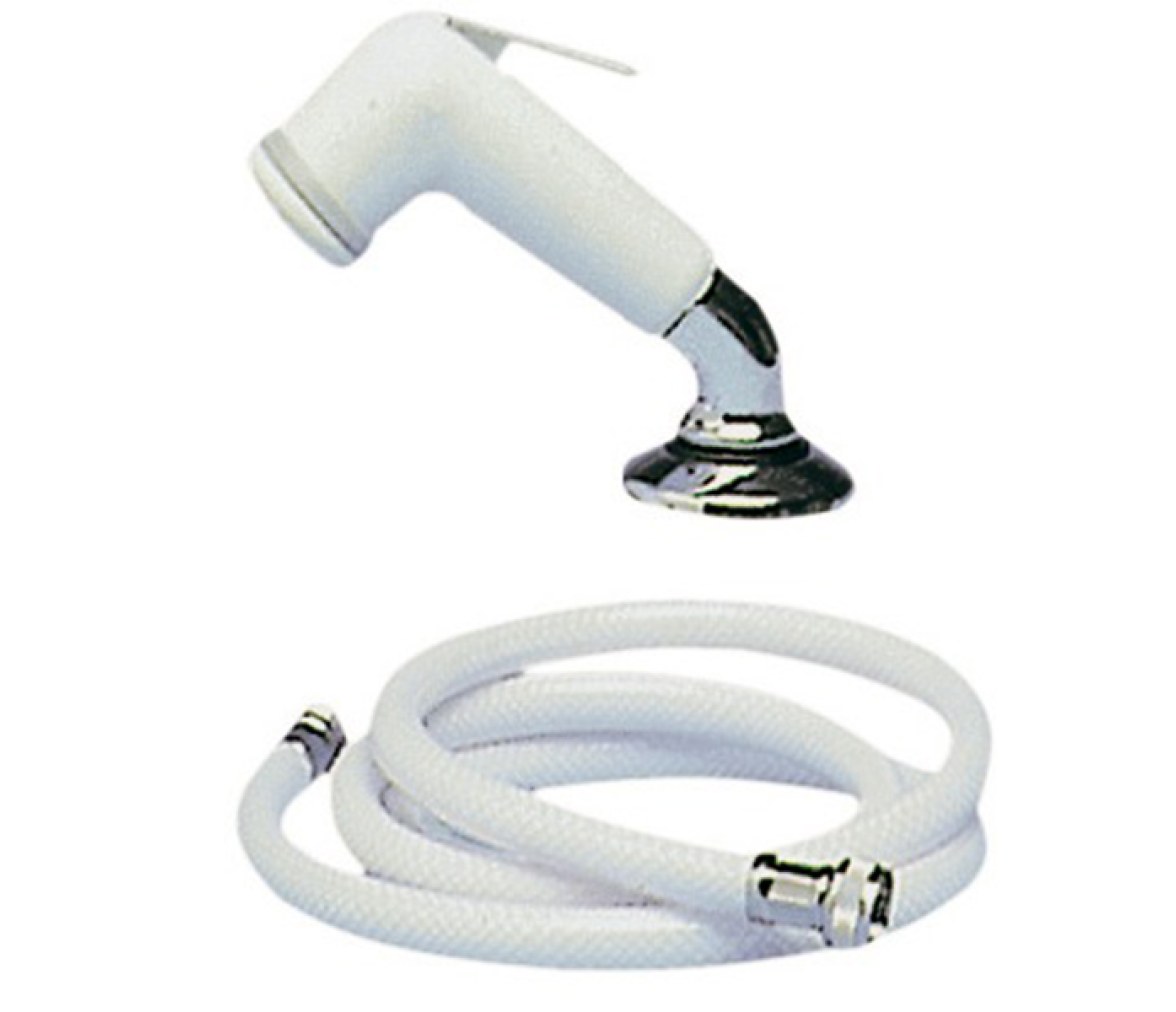 Grifo ducha laton cromado con boton