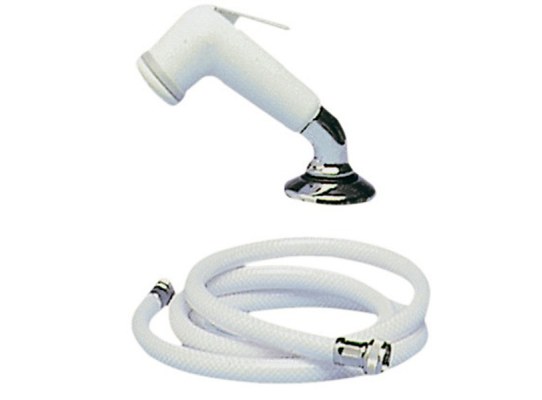 Grifo ducha laton cromado con boton