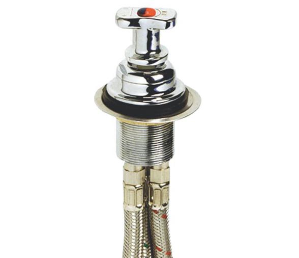 Grifo laton cromado con cartucho ceramico -T-