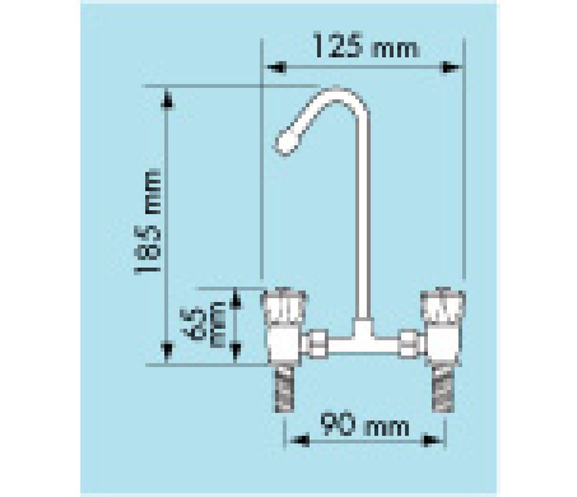 Grifo Mezclador Monomando Orientable y Ocultable Laton Cromado Plastimo