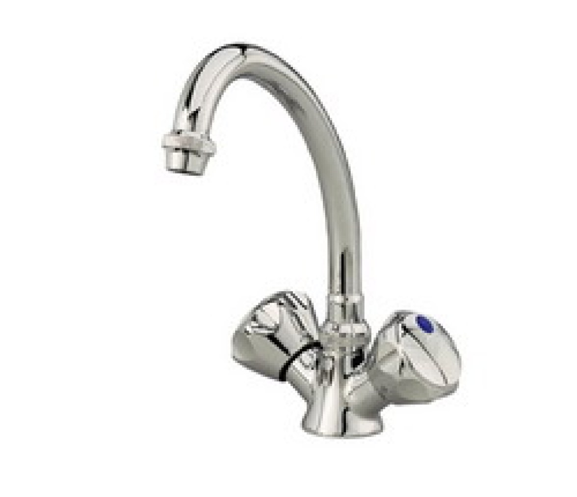 Grifo Mezclador Orientable Laton Cromado Plastimo