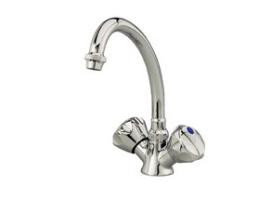 Grifo Mezclador Orientable Laton Cromado Plastimo