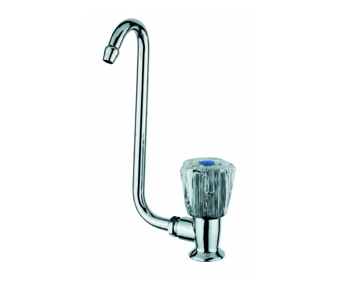 Grifo Monomando Agua Fria Orientable y Ocultable Laton Cromado