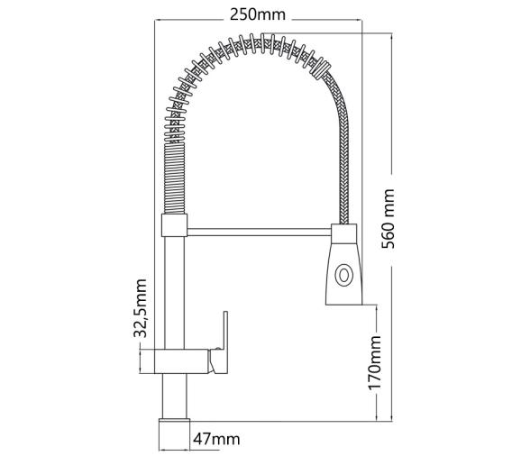 Grifo Spray para Cocina modelo Jessy