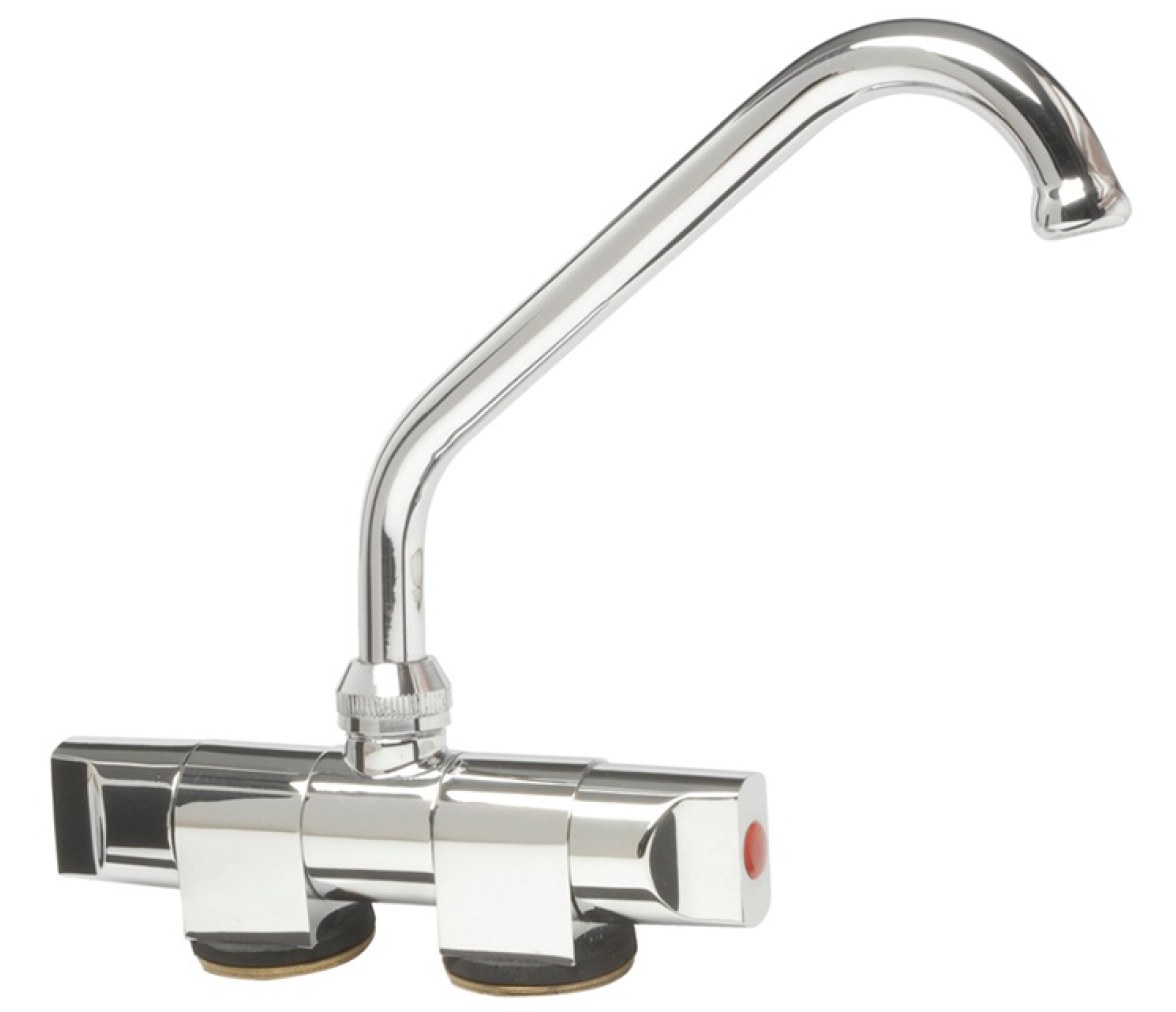 Grifo Abatible Boquilla Alta Mezclador fria caliente