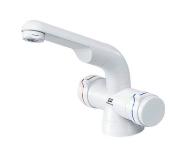 Grifo Mezclador Orientable Blanco Plastimo