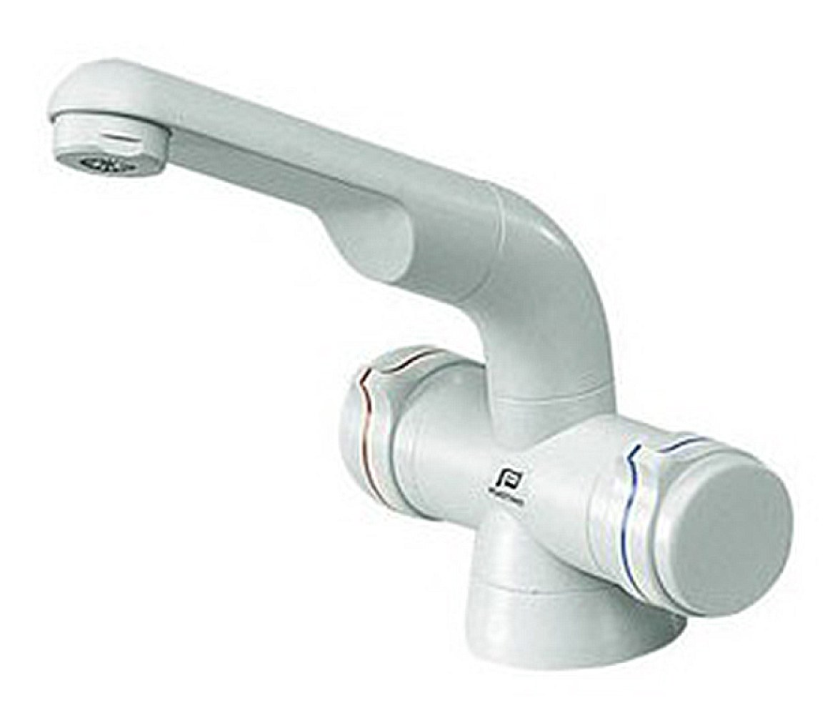 Grifo Mezclador Orientable Blanco Plastimo