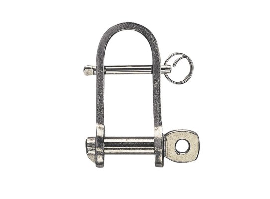 Stainless Steel AISI 304 Flat Shackle with Bar 6 mm