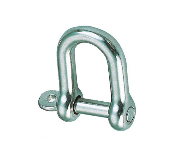 Grillete Recto Inox 316 Eje Imperdible Blister 2 Unidades