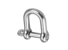 D SHACKLE INOX 316 WITH LOCKING PIN VINOX