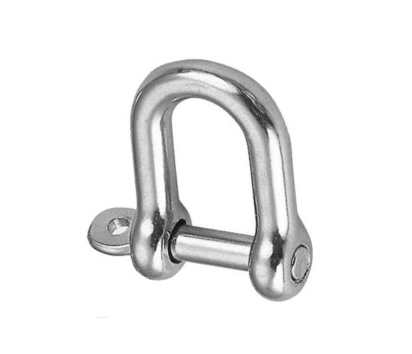 Grillete Recto Inox 316 con Eje Imperdible Vinox