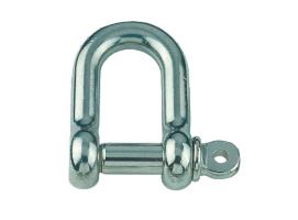 STRAIGHT D SHACKLE INOX VINOX Blister 2 pieces
