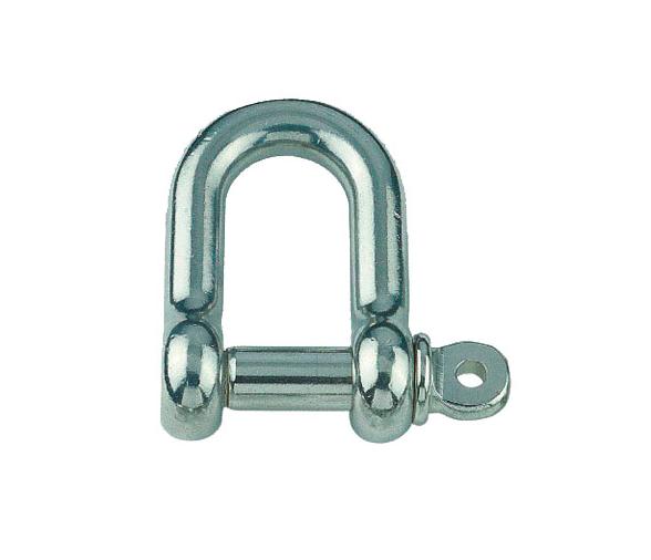 Grillete Recto Inox en Blister de 2 unidades