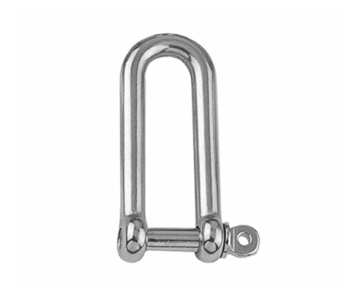 Grillete Recto Largo Inox