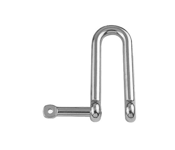 Grillete Recto Largo Inox 316 con Eje Imperdible Vinox