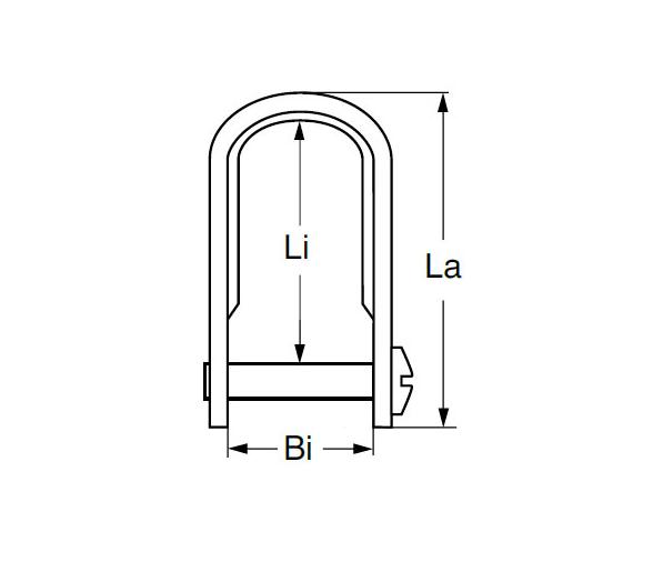 Grillete Plastico Tipo Tornillo HA349
