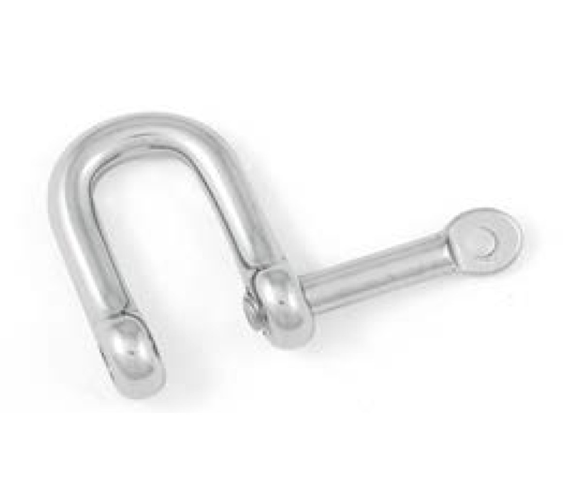 Grillete Recto Inox 316 con Eje Imperdible Vinox