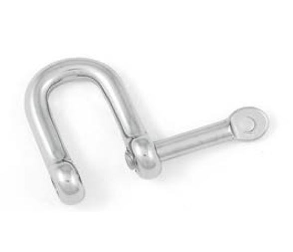 Grillete Recto Inox 316 con Eje Imperdible Vinox