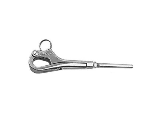 Pelican hook shackles openable