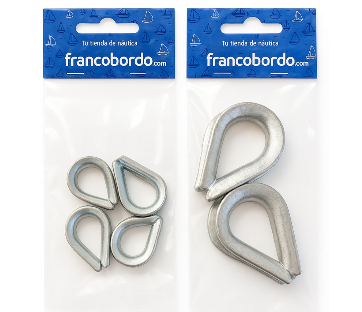 Guardacabos Galvanizado Vinox en Pack