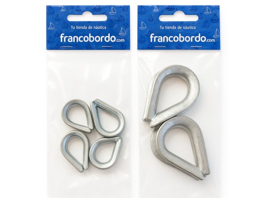 Guardacabos Galvanizado Vinox en Pack