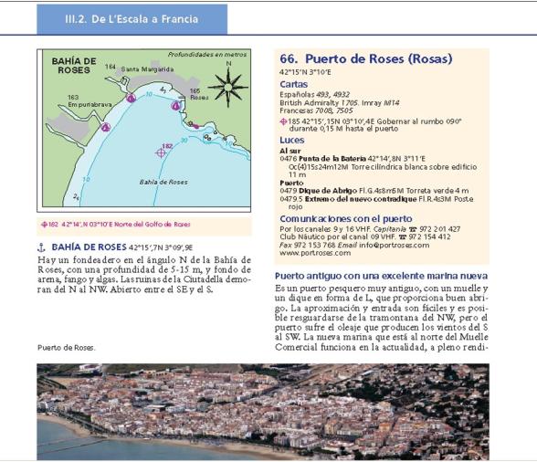 Guia Nautica Costas del Azahar, Dorada y Brava