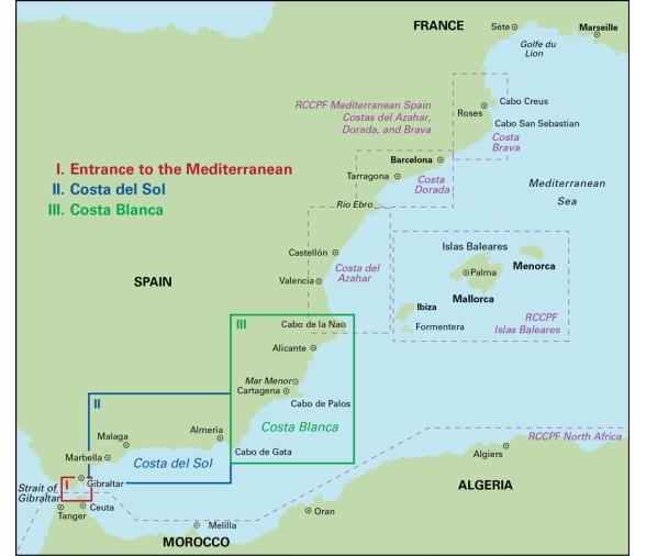 Guia Nautica Costa del Sol y Costa Blanca (Ingles)