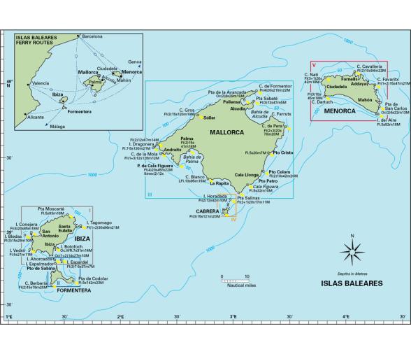 Guia Nautica Islas Baleares Imray en Ingles