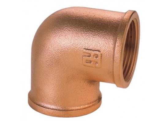 GUIDI 90° elbow Bronze F-F