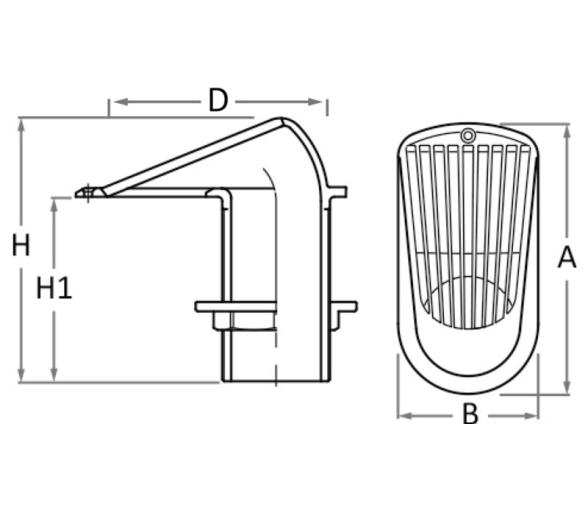 GUIDI Pasacascos Rejilla Bronce