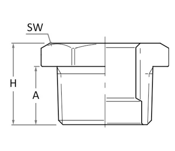GUIDI Racor Reductor Bronce M-H