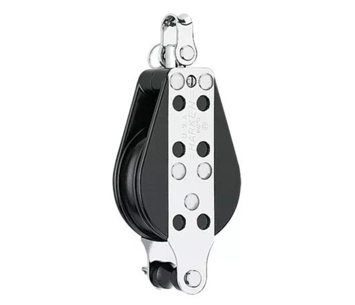 Harken 002 Polea de 2.25" con giratoria y gaza