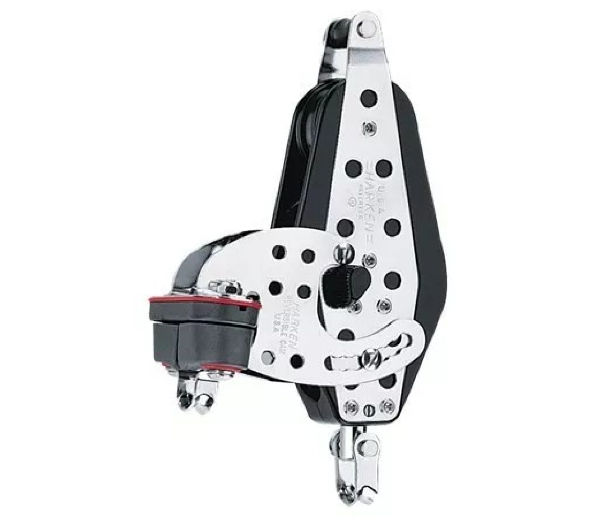 Harken 042 Polea de violín Hexaratchet 3" con mordaza