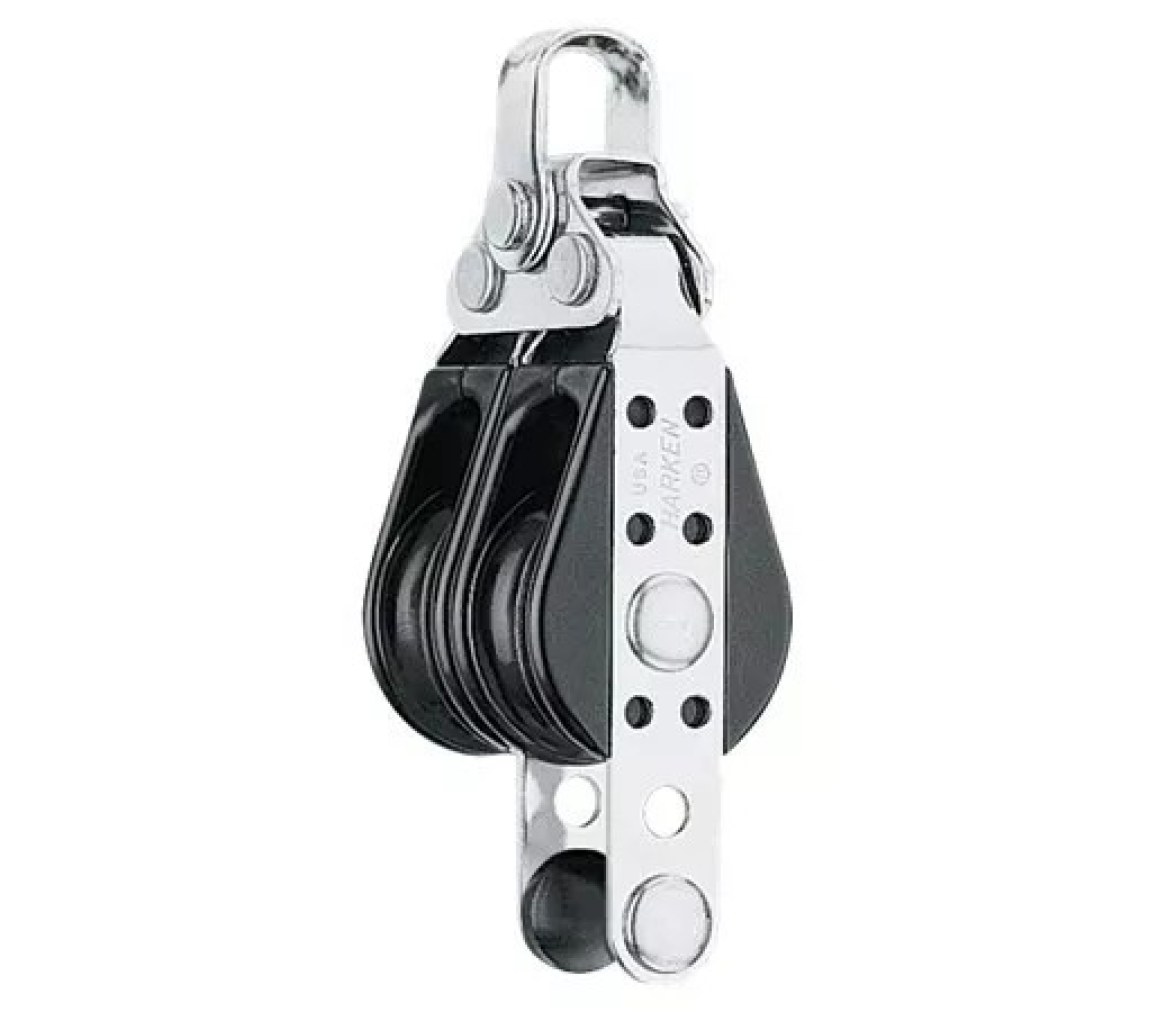 Harken 085 Polea doble 29 mm con gaza