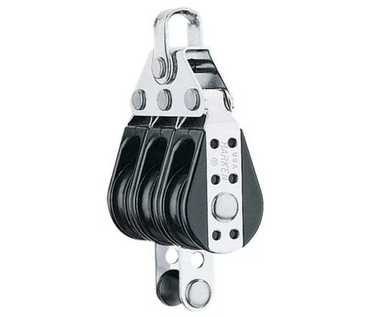 Harken 087 Polea triple 29 mm con gaza