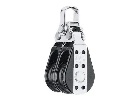 Harken 100 Polea doble para cable de 29 mm