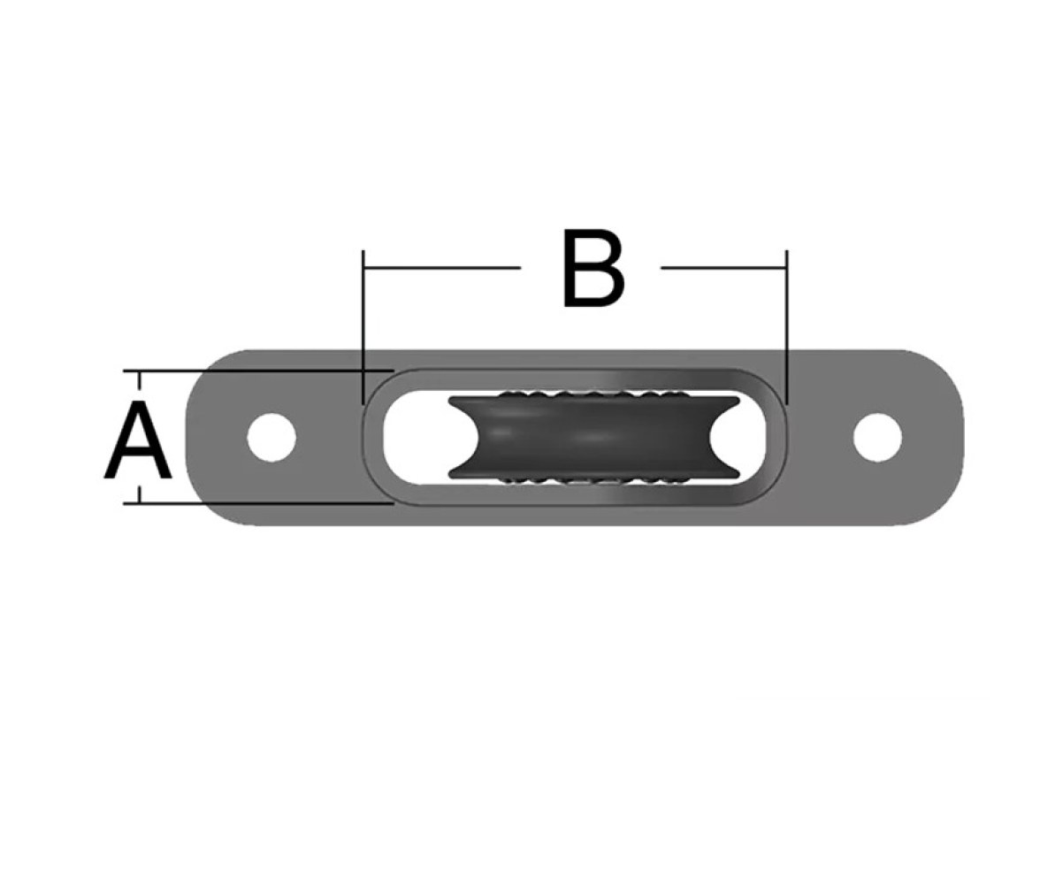 Harken 1201 Polea de reenvío doble salida Protexit 30 mm