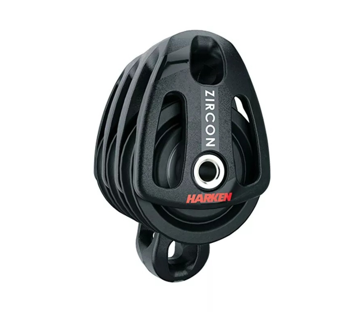Harken 1212 Polea triple Zircon 40 mm con gaza
