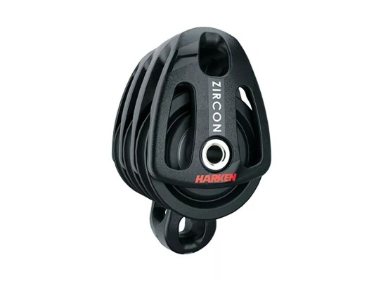 Harken 1213 Polea triple Zircon 57 mm con gaza