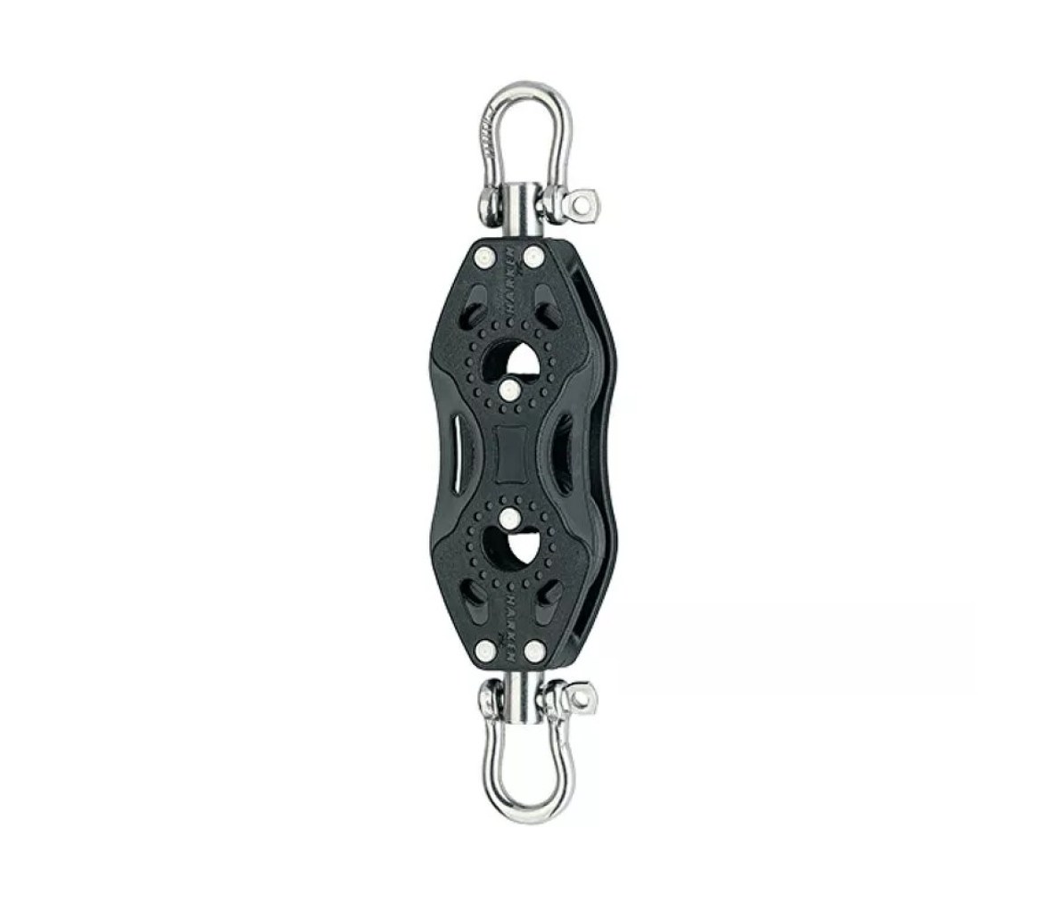 Harken 1214F Polea doble giratoria simétrica 29 mm