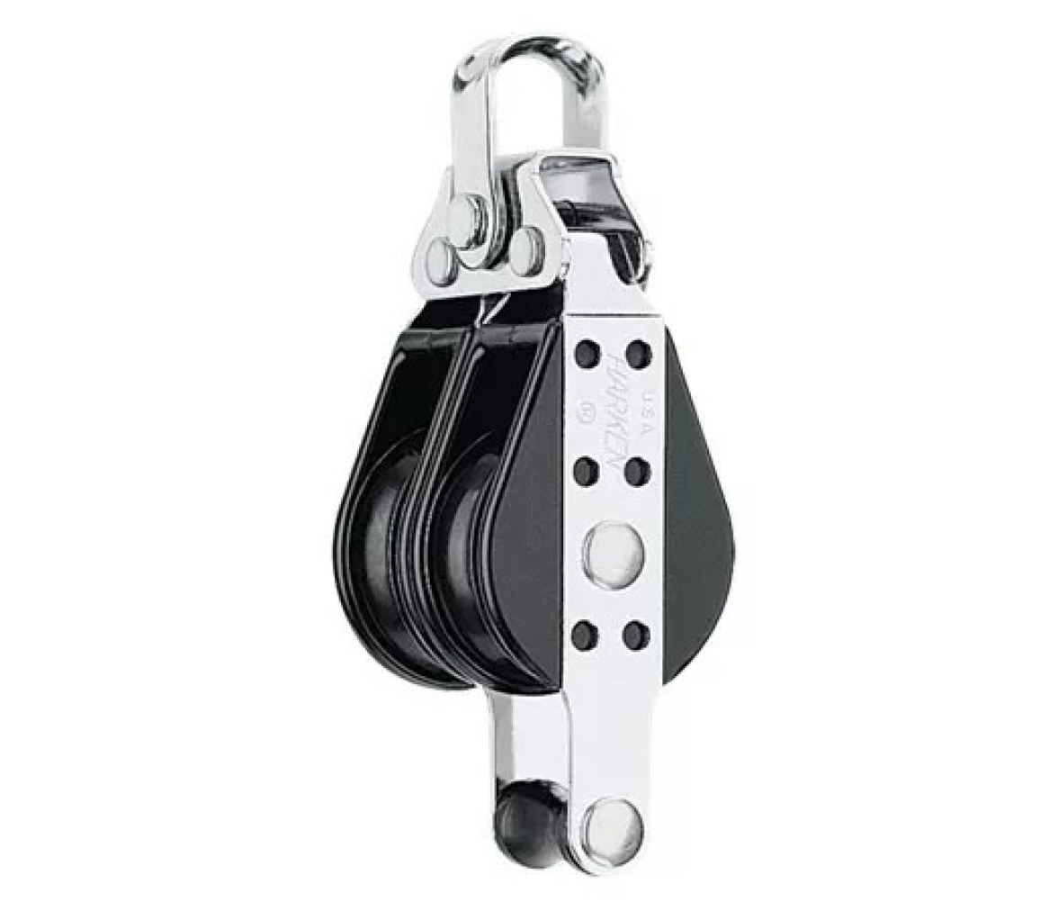 Harken 128 Polea doble Big Bullet 38 mm con gaza
