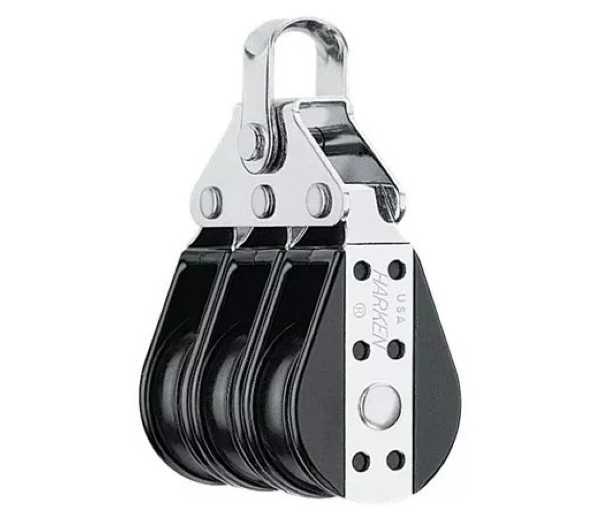 Harken 129 Polea triple Big Bullet de 38 mm