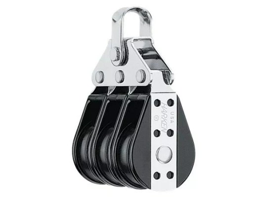Harken 129 Polea triple Big Bullet de 38 mm