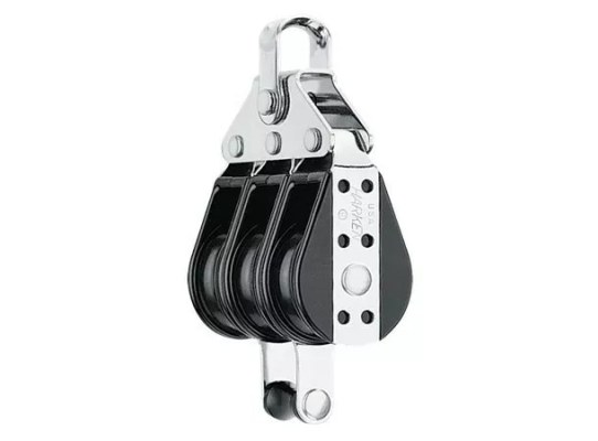 Harken 130 Triple polea Big Bullet 38 mm con gaza