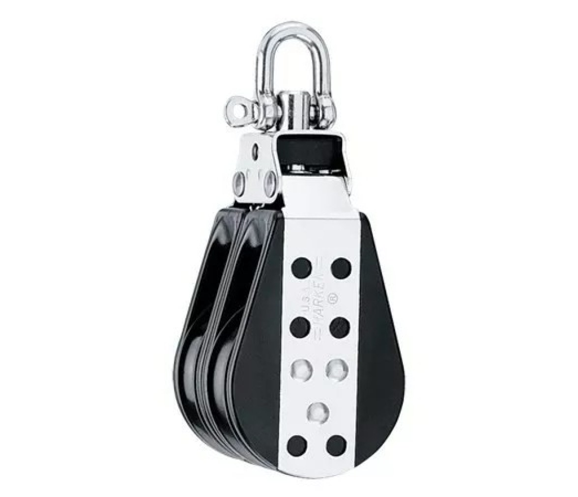 Harken 1544 Polea doble de 76 mm