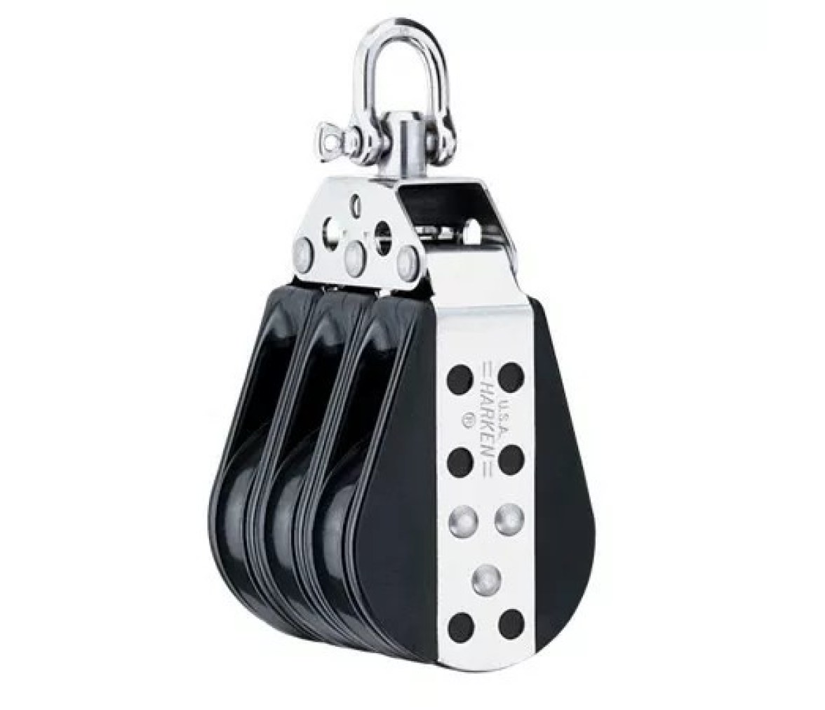 Harken 1546 Polea triple de 76 mm