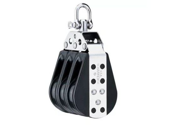Harken 1546 Polea triple de 76 mm