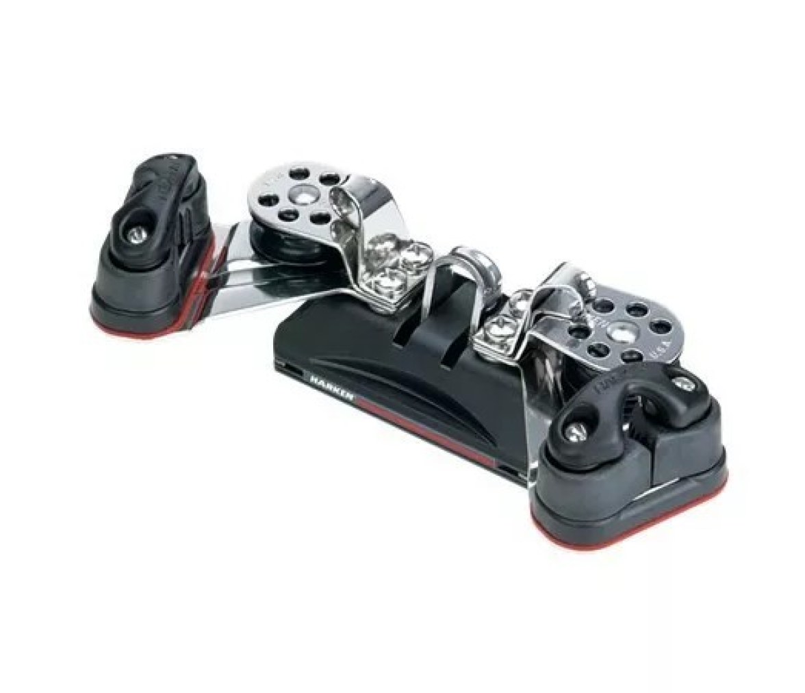Harken 1628 Carro de escota 27 mm con grillete y mordazas de leva