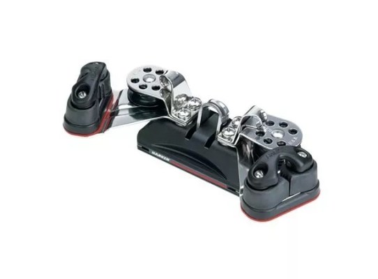 Harken 1628 Carro de escota 27 mm con grillete y mordazas de leva