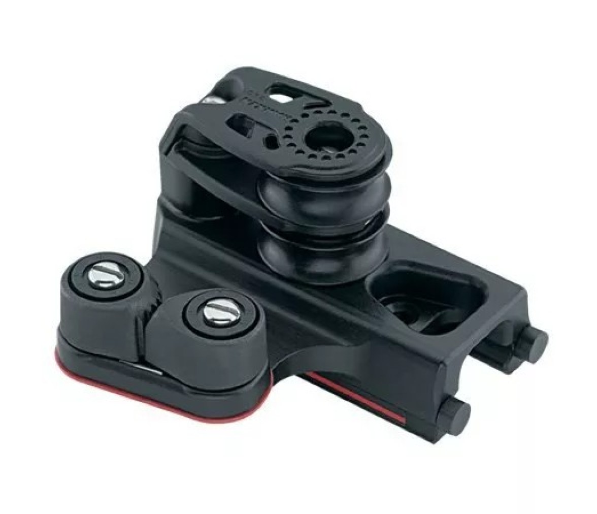 Harken 1633 Mordaza de levas End Control 27 mm doble roldana